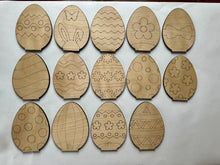 Load image into Gallery viewer, DIY Wooden Easter Egg Painting Kit 🎨🥚