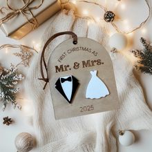 Load image into Gallery viewer, Our First Christmas Ornament - Mr and Mrs / Mr and Mr / Mrs and Mrs