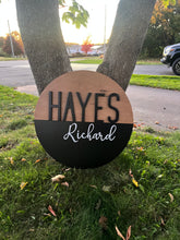 Load image into Gallery viewer, Personalized Two-Tone Name Sign