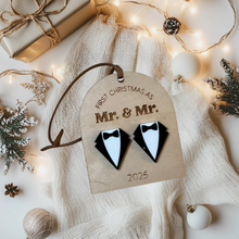 Load image into Gallery viewer, Our First Christmas Ornament - Mr and Mrs / Mr and Mr / Mrs and Mrs