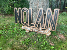 Load image into Gallery viewer, Custom Wooden Name Sign Cutout