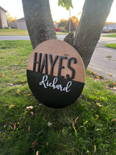 Load image into Gallery viewer, Personalized Two-Tone Name Sign