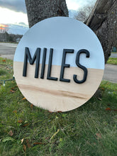 Load image into Gallery viewer, Personalized Two-Tone Name Sign