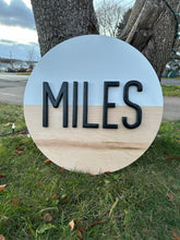 Load image into Gallery viewer, Personalized Two-Tone Name Sign