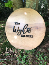 Load image into Gallery viewer, Wooden Signing Guestbook – Personalized Event Keepsake