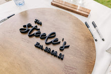 Load image into Gallery viewer, Wooden Signing Guestbook – Personalized Event Keepsake