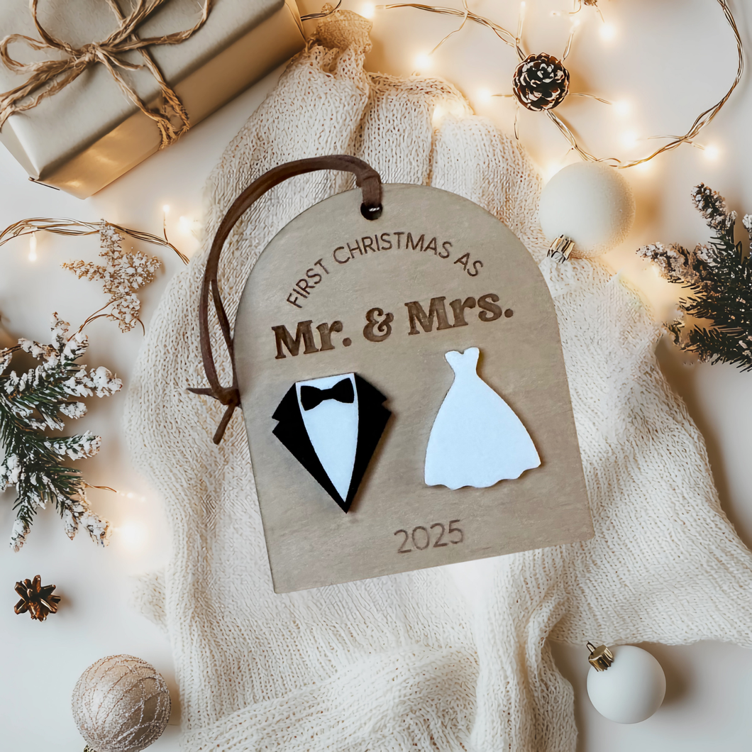 Our First Christmas Ornament - Mr and Mrs / Mr and Mr / Mrs and Mrs
